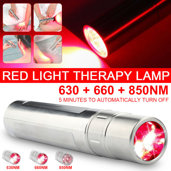 LED Red Infrared Light Heating Therapy Lamp Device 850nm 660nm