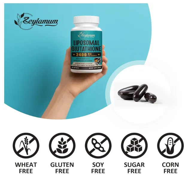 zeylamum glutathione Ajaxerrue | | Liposomal + 60 Softgels Zeylamum 2400 MG Liposomal Glutathione