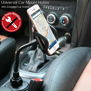 Adjustable Car Cup phone Holder Car Phone Mount Long Arm Phone Cup Holder For Cell phone or GPS