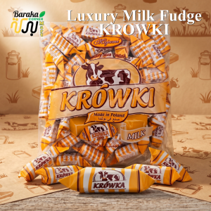 Luxury Cream Fudge Candy – Caramel & Milk Cream Fudge | Premium Krowki Polish Fudge Snack | Hira Mix