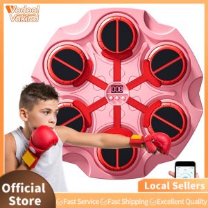 Smart Music Boxing Target for Children Home Workout Electronic Wall Boxing Equipment for Kids Fitness and Stress Relief