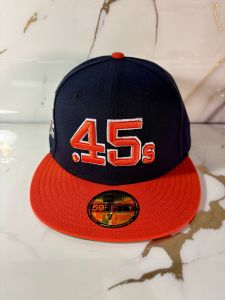 Topi New Era Houston Colts 50th Anniversary Navy Orange Two Tone Edition 59Fifty Fitted