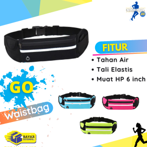 GO-Waistbag Sport | Tas Pinggang Sepeda Lari Senam