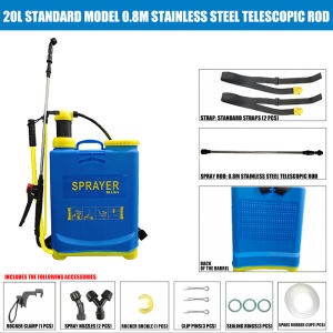 16L/20L Manual Backpack Adjustable Nozzle Sprayer for Garden & Farm Use in Philippines