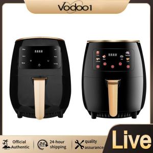 【Vodool】 6L Touch Screen Oven Automatic Digital Air Fryer Large Capacity for Home Kitchen