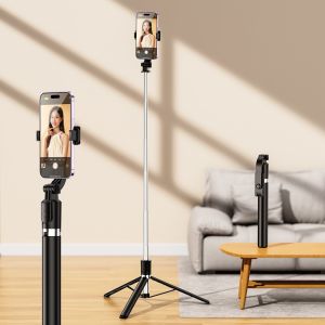 2026 Bán Nóng [ Được vận chuyển từ Trung Quốc ]R1 1.7m Gậy selfie tích hợp mở rộng có Bluetooth để phát trực tiếp trên điện thoại di động. 0.7 Gậy tự sướng di động có bộ lọc làm đẹp B3