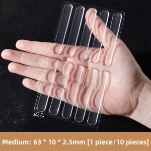 Sheet Self Adhesive Buffer Pads Silicone Door Stopper Cabinet Bumpers Wall Protector Furniture Refrigerator Anti-crash Pad