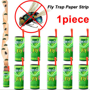 ❗Can stick to 10000 flies❗Japan Fly Killer Fly Catcher Strips Strong Adhesive Sticky Fruit Fly Trap Double Sided Fly Trap Paper Strip for House Indoor Outdoor Use Flies Sticky Strips Fly Trap Indoor and Outdoor Fly and Mosquito Trap Roll Tape Strong