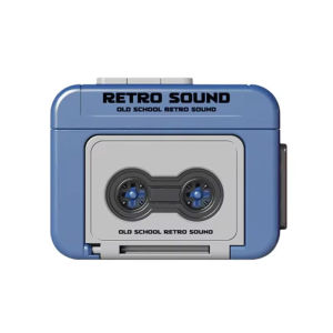 Retro Mini Recorder Portable Fun Music Box with Sound Decompression Sound Decoration
