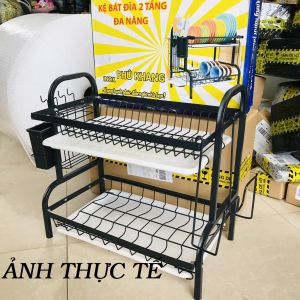 Kệ Úp Chén Bát Bằng thép Không Rỉ Giá Úp Chén Bát Đĩa Nhiều Tầng Giá Dựng Bát Đĩa Đũa Thìa Đa Năng Ráo Nước Tramanhshop