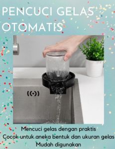 Alat Pencuci Gelas Botol Otomatis Jug Rinser Glass Washer