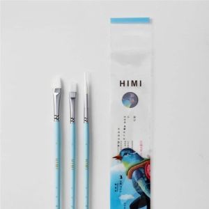 Bộ Cọ Vẽ HIMI 3 Cây – Cọ Vẽ Gouache Acrylic Màu Nước HIMI Little Bird Chính Hãng
