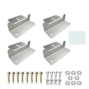 10cm big Aluminum Solar Panel Z Brackets Mounting Kits For RV Boat