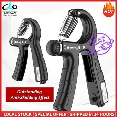 [Lixada Official ] Hand Gripper Adjustable Resistance Hand Grip Strength Trainer Fingers Wrist Forearm Exerciser Workout Gear Home Gym Exercise Equipment(local stock)