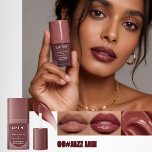 6 Colors Matte Velvet Lip Gloss Waterproof Non-stick Cup Long Lasting Moisturizing Lipstick Full Hydrating Lip Tint Daily Makeup