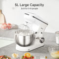 Inssa x Simplus Stand Mixer 5L Large Desktop Food Mixer With Stainless Steel Bowl Multi-function 1300W Baking Egg Beater Blender. 