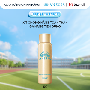 [18.09 | Mua 2 tặng 2] Xịt chống nắng dưỡng da đa năng tiện dụng bảo vệ hoàn hảo Anessa Gold Spray SPF50+ PA++++ 60g