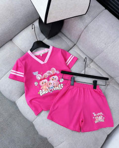 Quần áo bé gái từ 18-45kg đồ bộ bé gái 4-14 tuổi BABY THREE RÓT nữ tính vải mềm mát thấm hút tốthàng may kĩ