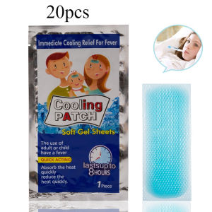 Cooling Patch Ice Solid Color Cooling Gel Mat Portable Travel Ice Stickers