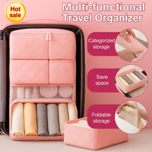 👝Luggage Classification Storage Bag Seven in One Multifunctional Foldable Underwear Travel Portable Storage Bag多功能旅行收纳袋