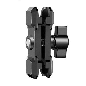 Aluminum Alloy 9cm Double Socket Arm for 1-Inch Ball Mount Base Lightweight and Durable Motorcycle Phone Mount