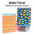 (6 BUKU) BUKU TULIS SIDU BIGBOSS  42 Lembar / BUKU BIG BOSS. 