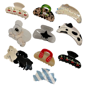 Fashionable Hair Claw Clip Acetate Material Comfortable Hairpin Cute Accessory For Informal Or Formal Occasions