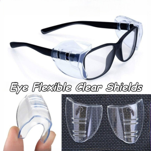 Glasses Protector Eye Flexible Clear Shields Side Safety Protection Universal For Women Men