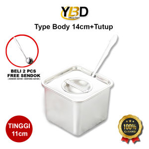 Food Storage Box Stainless Type 12cm/14cm/16cm/18cm/Foodpan satu set dengan Tutup/Tempat Penyimpanan
