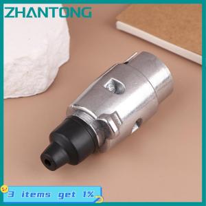 ZHANTONG 12V 7 Pin Trailer Plug Socket Set Aluminum Alloy Plug Trailer RV Plug Socket Car Trailer Coupling Connector EU Plug