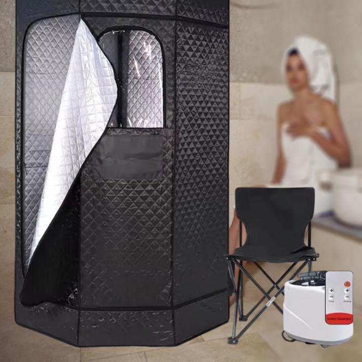 Miracle Shining Portable Steam Sauna Indoor with 3L Steam Generator for ...