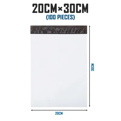 SG POLY MAILER WHITE PLASTIC BAG POLYMAILER MAILING PACKAGING COURIER ENVELOPE LARGE PACKING PACKAGING PACK PARCEL