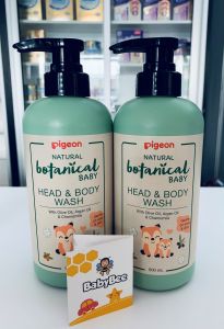 PIGEON Natural Botanical Baby Head and Body Wash 200ML / 500ML [#78409-10]贝亲天然植物婴儿头部和沐浴露