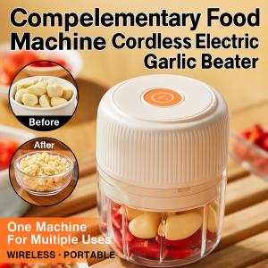 Complementary Food Machine Cordless Electric Garlic Beater