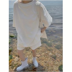 Bộ đồ nữ áo tay lỡ quần sooc dáng thụng chất tổ ong freesize thời trang mùa hè trẻ trung năng động