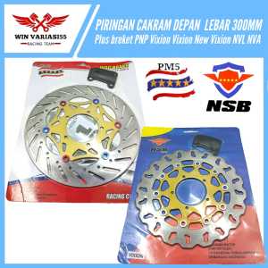 Piringan Cakram Depan Lebar 300mm plus breket Vixion new Vixion Old Vixion NVA NVL