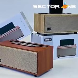 Wooden Bluetooth Speaker Wireless Book Shelf Portable Speaker Heavy Bass R Speaker with FM Radio/ USB/ TF Card/ AUX