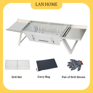 [Selected] portable grill camping BBQ grill outdoor griller stainless steel barbecue Griller