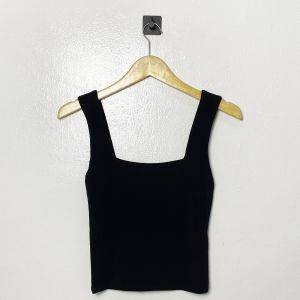 KAYSER EVE TANK top crop double layer Warna ungu muda