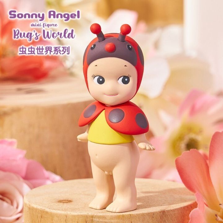 Sonny Angel กล่องทึบของเล่นชุดแมลงภาพอนิเมะเดาถุงแปลกใจของเล่นตกแต่งชุด