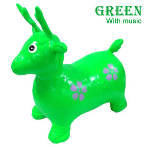 TTM-05 Vaulting horse with music large vaulting horse inflatable horse childrens outdoor toys parent-child interactive toys thick explosion-proof Inflatable Bouncers