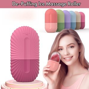 Beauty Salon De-Puffing Ice Massage Roller Moisture Lift Firm Facial Cooling Massage Stick Remove Fine Lines Shrink Pore Puffiness Relief Skin Tightening