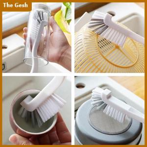 [The Gesh] แปรงแก้วแบบแคบด้ามจับยาวแปรงขนาดเล็กสำหรับตู้ปลาหลอดสำหรับขวดนมขวดนมเด็กทารกแปรงทำความสะอาดเครื่องมือในครัว