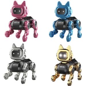 FELIZ Plastic Electronic Robot Dog Toy with Light Programmable Smart Walking Dancing Robot Dog Interesting Interactive Touch Pets Toys Robotic Animals Kids Birthday Gift