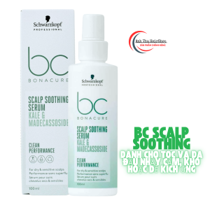 Dầu Gội Và Tinh Chất Schwarzkopf BC Scalp Soothing Cân Bằng Và Làm Dịu Da Đầu 250ml-100ml