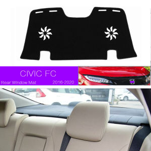 Car Rear Window Mat For HONDA CIVIC 2006-2011/2012-2015/2016-2020 FD FB FC Sedan Back window Cover Shading Sun Shade Pad