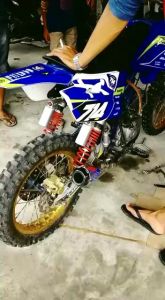 knalpot gtx modif grasstrack IDC 26 original 125cc 130cc 155cc mesin jupiter kharisma Revo Blade Supra