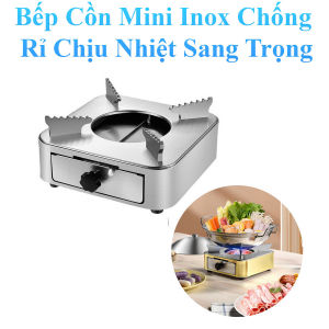 Bếp Cồn Mini Inox Chống Rỉ Chịu Nhiệt Sang Trọng Cho Nhà Hàng