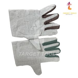 TARGET  ถุงมือเชื่อม ถุงมือตู้เชื่อม ถุงมือผ้า ถุงมืองานเชื่อม วัสดุคุณภาพ ใช้งานสะดวก ป้องกันสะเก็ตไฟ ทนความร้อนได้สูง(1 คู่)
