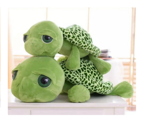 Sea Turtle Tortoise 20cm & 30cm 55cm Soft Toys Smoothly Cloth Plastic Eyes Plush Toys High Quality Underwater Mainan Patung Penyu Laut 海龟 乌龟  公仔